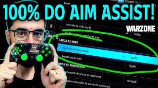 COMO USAR FORÇA MÁXIMA DO AIM ASSIST NO WARZONE [upl. by Evangelia]