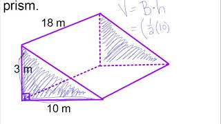 Triangular prism volume [upl. by Jennette]