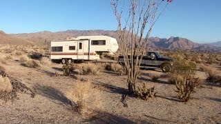 Wind amp Dust Storm while RV Camping  Borrego Springs California [upl. by Rand]