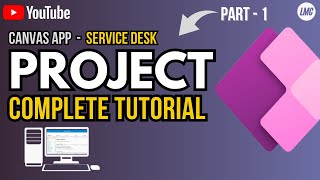 Complete Tutorial of Ticket Management Project in Canvas App PowerApps Part 1 [upl. by Matilda468]