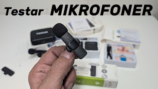 Testar billiga mikrofoner för youtube tiktok VLOG instagram X mfl [upl. by Llertnauq]