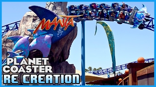 MANTA SEAWORLD SAN DIEGO Recreation Coaster Spotlight 31 PlanetCoaster [upl. by Salene]