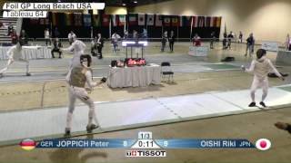 FE M F Individual Long Beach USA Grand Prix 2017 T64 14 green JOPPICH GER vs OISHI JPN [upl. by Oralla]