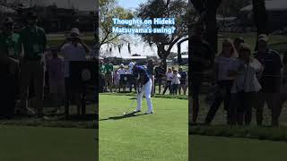 Hideki Matsuyamas Swing is So Pure golfswing golfshorts [upl. by Eira]