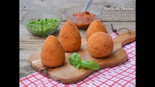 Arancini di riso forma perfetta con doppio ripieno  Ricette che Passione [upl. by Anet]