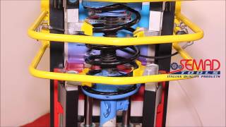 Semad Air Operated Coil Spring Compressor The safest Out There [upl. by Kilby]