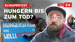 Hungerstreik Aktivist will trotz Klinikaufenthalt weitermachen [upl. by Orrin913]