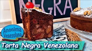 Torta Negra Venezolana  Torta Negra Navideña [upl. by Yelime407]