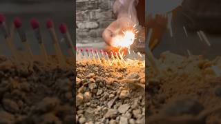 Domino with cracker🫢domino dominoplay experiment shortsvideo happydiwali viralshorts￼ [upl. by Benn]