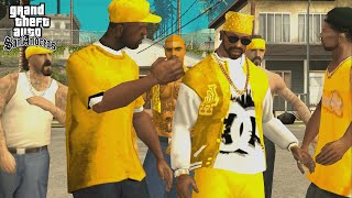 Vagos vs Ballas Los Sepulcros Gang Mission in GTA San Andreas Gang Switch [upl. by Neicul]