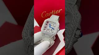 UNBOXING MOISSANITE CARTIER REPLICA SPENT 500 ON THIS THIS IS WHAT IT LOOKS LIKE luxurytimepie [upl. by Ratcliff984]