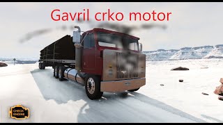 Gavril T serija Teški transport crko motor na uzbrdici [upl. by Adabel]