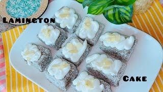 Classic Lamington Cake Recipe  Soft Fluffy and Coated in Coconut [upl. by Elleirbag]