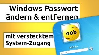 Windows Passwort entfernen amp ändern in 2 Minuten ohne Passwort [upl. by Yerot]