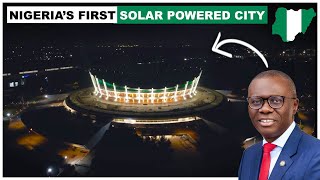 This Is Not Europe Its Nigerias First SOLAR POWERED CITY LAGOS [upl. by Aleyak]