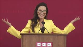 Michelle Yeoh addresses the Harvard Law School Class of 2023 [upl. by Anuqahs992]