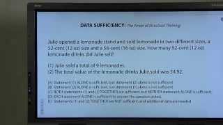 Online GMAT Classes with Veritas Prep Lesson 3 Data Sufficiency Session [upl. by Lokkin421]