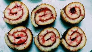 Swiss Roll Recipe  Eggless  Without oven Swiss Roll [upl. by Herrod889]