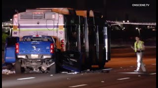 One dead after crash involving Valley Metro bus on Loop 202 near Scottsdale Road [upl. by Lirpa]