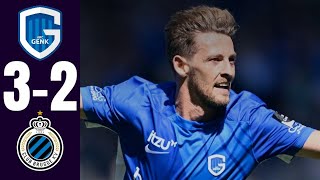 KRC Genk  Club Brugge KV  32  SAMENVATTING  Jupiler Pro League 20242025 [upl. by Ulphia667]