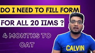 IIM Forms Filling  Do I need to Fill forms for All 20 IIMs What about NON IIMs Forms [upl. by Kenlay]