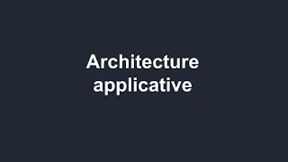 MVP en 24H 03  Architecture applicative [upl. by Fafa924]