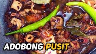 Adobong Pusit  Adobo Pusit Recipe [upl. by Gomar]