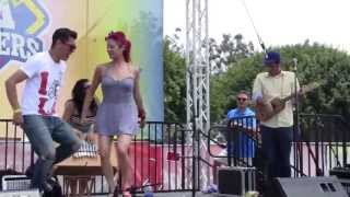 Las Cafeteras  La Bamba Rebelde Dodger Stadium 2013 [upl. by Yacano]