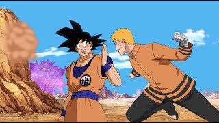 GOKU VS NARUTO E SASUKE I Fan Animation [upl. by Jeffries]