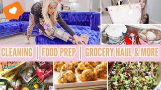 🍁🧺CLEAN WITH ME  FOOD PREPGROCERY HAUL CLEANING MOTIVATION  AMAZON HAUL  Love Meg 20 [upl. by Redford702]