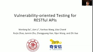 USENIX Security 24  Vulnerabilityoriented Testing for RESTful APIs [upl. by Corvin]