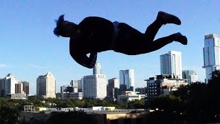 Parkour in Texas Freerunning Tricking [upl. by Eilssel607]