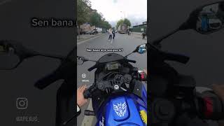 Motorun önüne yayalar atlıyor motovlog [upl. by Aihtela]