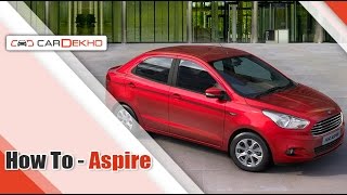 How To Operate Headlamps and Foglamps In Ford Figo Aspire  CarDekhocom [upl. by Yssis]