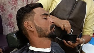 Hair dye and skin cleansing haircut and hairstyle for men short tutorial boys hair style [upl. by Munster964]