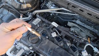 2018  2023 Toyota Camry spark plug and ignition coils replacement how to [upl. by Adnal]