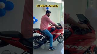 Best SPORTS full fairing bike for TALL RIDERSyoutube yt bike bikeride automobile hero tall [upl. by Latin]