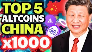 🚨TOP 5 CRIPTOMONEDAS CHINAS que VAN A EXPLOTAR ÚLTIMA OPORTUNIDAD [upl. by Ecela]