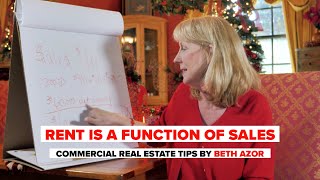 Rent is a Function of Sales  Commercial Real Estate Tips [upl. by Ewall]