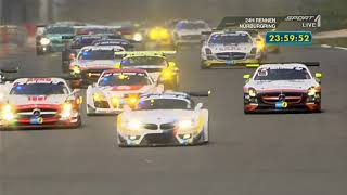 24h Nürburgring 2012  Eng01  The Start  RadioLeMans commentary Englisch [upl. by Eustashe]