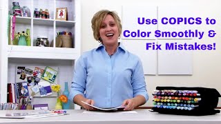 How to Use Copic Markers to Color Smoothly amp Fix Mistakes  an Annies Tutorial [upl. by Maurizia]