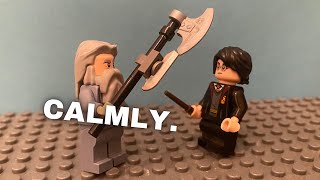 Did You Put Your Name Into The Goblet Of Fire Harry Dumbledore asked CALMLY  LEGO StopMotion [upl. by Craggie]