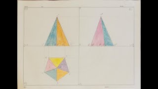proiezione ortogonale piramide a base pentagonale [upl. by Ho]
