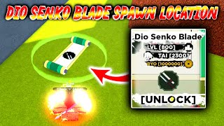 Shindo Life  Getting New Dio Senko Blade Spawn Location  Damage Showcase [upl. by Eitsirc]