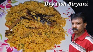 Sunday Special Dry fish Biryani  Biryani Recipe  Karuvadu Biryani 🐟 [upl. by Ardnohs]