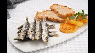 Sardinas asadas con patatas al pimentón  Karlos Arguiñano en tu cocina [upl. by Bricker]