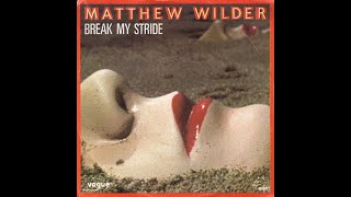 Matthew Wilder  Break My Stride 2021 Remastered Edition [upl. by Nedak]