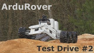 ArduRover Test Drive 2  Rough Terrain Test [upl. by Ttenaj787]