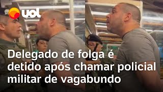 Delegado embriagado é detido após desacatar policial militar no Ceará Vagabundo Veja vídeo [upl. by Elleinahc224]