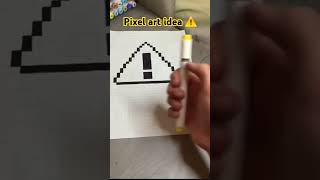 Pixel art idea ⚠️ fyp foryou pixelart parati viralvideo [upl. by Alahcim]